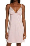 Natori Feathers Essentials Chemise In Tea Rose