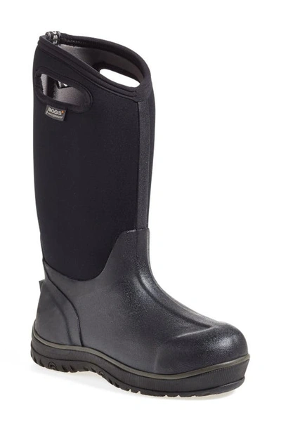Bogs 'classic' Ultra High Waterproof Snow Boot With Cutout Handles In Black