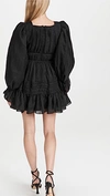 Aje Impression Dress In Black