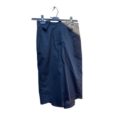 Pre-owned Claude Montana Mid-length Skirt In Blue