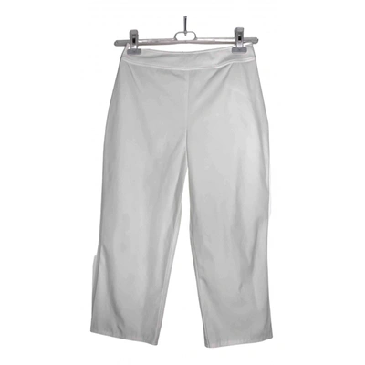 Pre-owned Claude Montana Short Pants In White