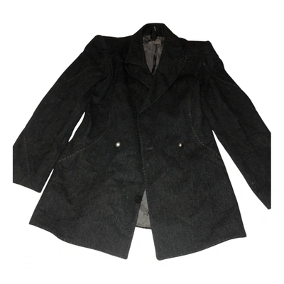Pre-owned Claude Montana Wool Suit Jacket In Black