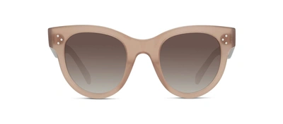 Celine Cl 4003in 45f Cat Eye Sunglasses In Brown