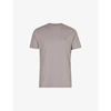 Allsaints Tonic Crewneck Cotton-jersey T-shirt In Flint Grey