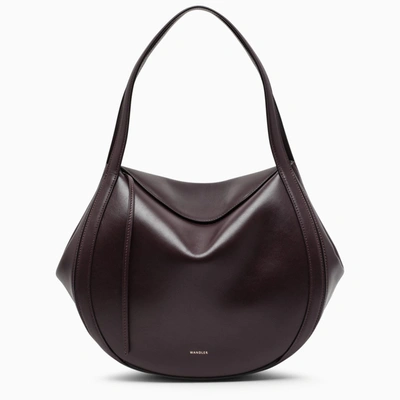 Wandler Lin Calf Leather Shoulder Bag In Purple