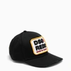 DSQUARED2 BLACK LOGO-PATCH BASEBALL CAP,BCM049905C00001-J-DSQUA-2124