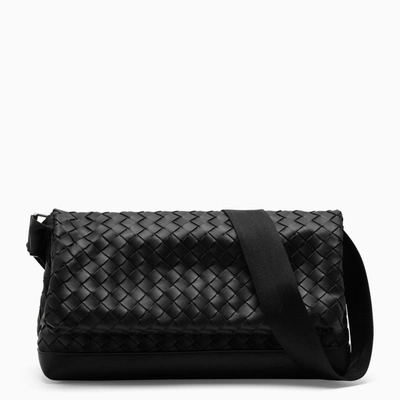 Bottega Veneta Black Fold Cross-body Bag