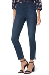 Nydj Petite Skinny Ankle Pull On Jeans With Side Slits In Clean Marcel