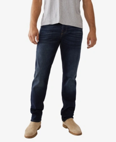 True Religion Men's Geno Slim Fit 3d Whickering Stretch Jeans In Dark Wash Muddy Waters