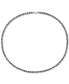 Effy Collection Effy Sapphire (9-7/8 Ct. T.w.) & Diamond (7/8 Ct. T.w.) All-around 18" Statement Necklace In Sterlin In Sapphire
