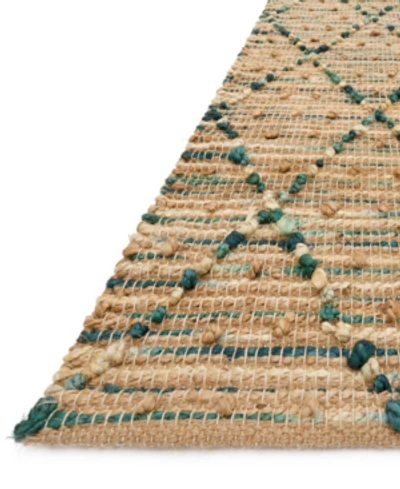 Loloi Beacon Jute Bu-03 7'9" X 9'9" Area Rug In Aqua