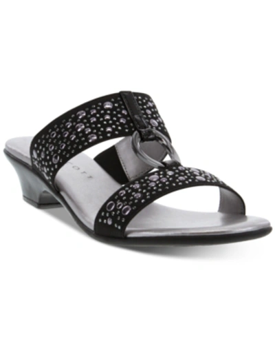 Karen Scott Eanna Sandals, Created For Macy's In Black