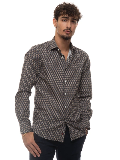 Càrrel Casual Shirt Grigio-oro Cotton Man