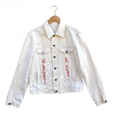 Pre-owned Just Cavalli Short Vest In White