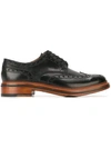 Grenson 'archie' Brogues - Black In Black