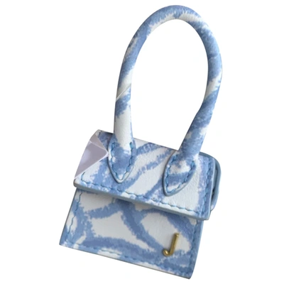 Pre-owned Jacquemus Le Petit Chiquito Vegan Leather Mini Bag In Blue