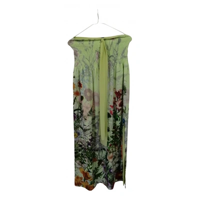 Pre-owned Denny Rose Maxi Dress In Green