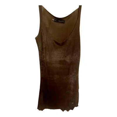 Pre-owned Dsquared2 Vest In Brown