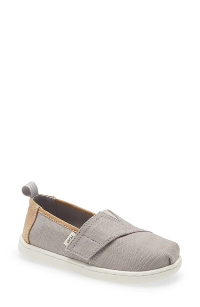 Toms Kids' Alpargata Slip-on Sneaker In Grey