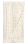 Nordstrom Baby Cable Knit Blanket In Ivory Pristine