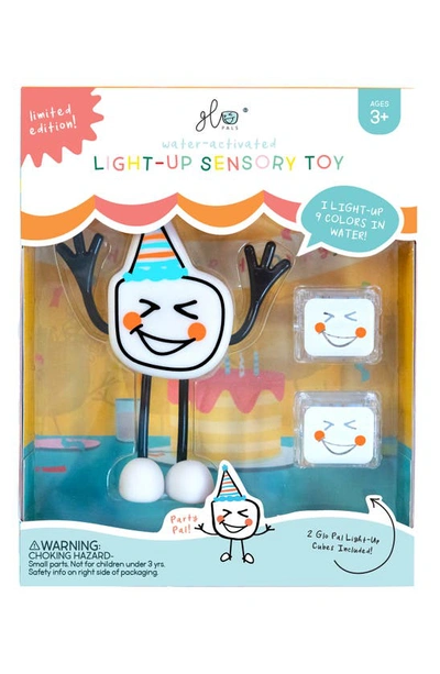 Glo Pals Babies' Party Pal Light-up Sensory Water Toy & Cubes Set In White