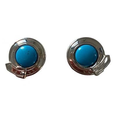 Pre-owned Lancel Earrings In Blue