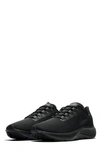 Nike Air Zoom Pegasus 37 Running Shoe In Black/black/ Dark Grey