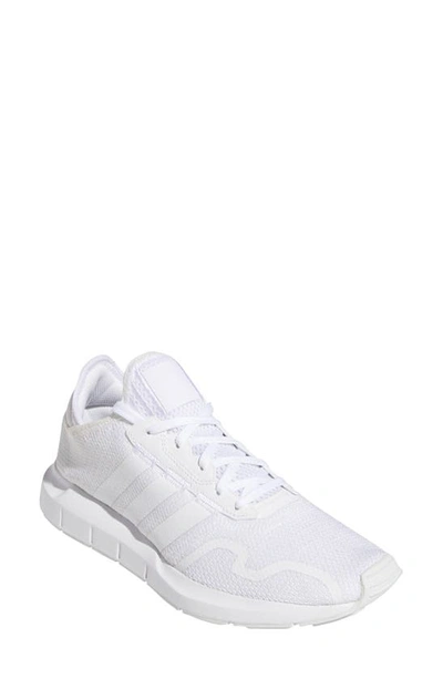 Adidas Originals Swift Run X Trainer In White/ White/ White