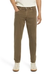 Citizen Of Humanity London Tapered Slim Fit Pants In Tobacco Dark Olive