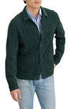 Alex Mill Work Jacket In Fine Wale Corduroy In Dark Spruce