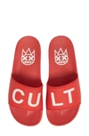 CULT OF INDIVIDUALITY SLIDES WITH SOCKS,621A-SLIDE2