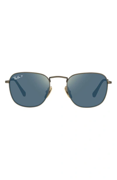 Ray Ban 51mm Titanium Sunglasses In Antiq Gol