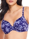 Calvin Klein Perfectly Fit Full Coverage T-shirt Bra F3837 In Marbleized Purple