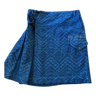 Pre-owned Dries Van Noten Skirt In Blue