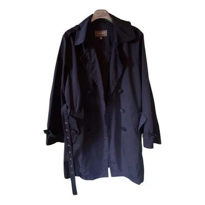 Pre-owned Camomilla Trench Coat In Blue