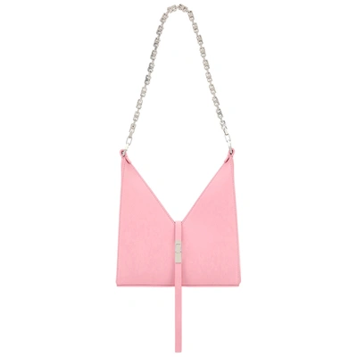 Givenchy Women's Leather Cross-body Messenger Shoulder Bag Cut Out Bag In Pink