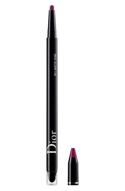 Dior Show 24-hour Stylo Eyeliner In Matte Pink