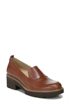 Naturalizer Darry Leather Loafer In Terracotta