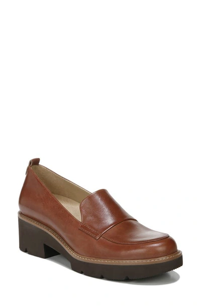 Naturalizer Darry Leather Loafer In Terracotta