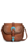GOLDEN GOOSE SMALL RODEO LEATHER SHOULDER BAG,GWA00136.A000180.55312