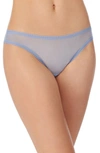 On Gossamer Mesh Bikini In Blue Mist