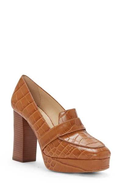 Vince Camuto Mebrana Platform Pump In Brown