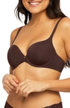 Montelle Intimates Pure Demi T-shirt Bra In Cocoa