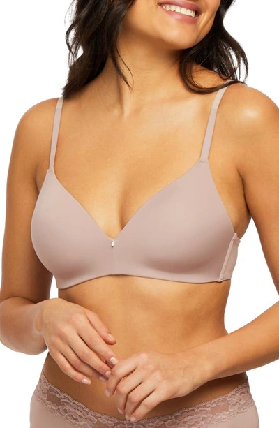 Montelle Intimates Wireless Convertible T-shirt Bra In Moonshell