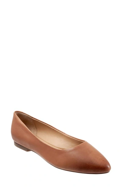 Trotters Women's Estee Flat Women's Shoes In Caramel