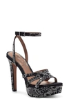 Jessica Simpson Women's Balina Platform Dress Sandals Women's Shoes In Black Multi