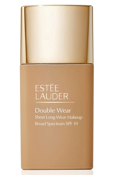 Estée Lauder Double Wear Sheer Long-wear Makeup Spf 19 4w1 Honey Bronze 1 oz/ 30 ml In 4w1 Honey Bronze (medium Tan With Warm Golden Undertones)