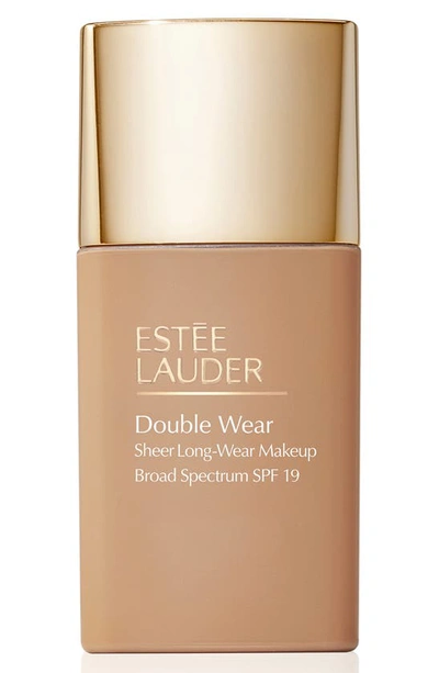 Estée Lauder Double Wear Sheer Long-wear Makeup Spf 19 4n2 Spiced Sand 1 oz/ 30 ml