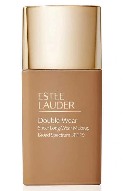 Estée Lauder Double Wear Sheer Long-wear Makeup Spf 19 5w1 Bronze 1 oz/ 30 ml In 5w1 Bronze (deep With Warm Golden Undertones)