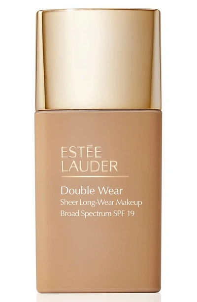 Estée Lauder Double Wear Sheer Long-wear Makeup Spf 19 3w1 Tawny 1 oz/ 30 ml In 3w1 Tawny (medium With Warm Golden Undertones)